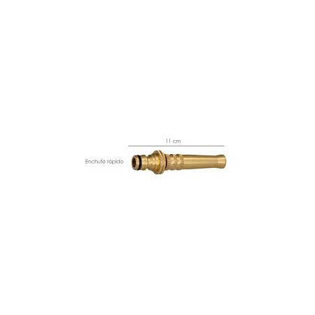 Pistola in Ottone | Lancia in Metallo Regolabile | Connessione Rapida | Strumento per Irrigazione