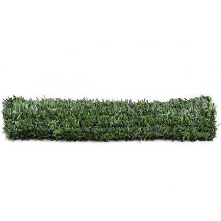 Haie artificielle de jardin 2 x 3 m | Haie à feuilles larges de qualité supérieure | Haie 100 % brise-vue | Haie artificielle dé