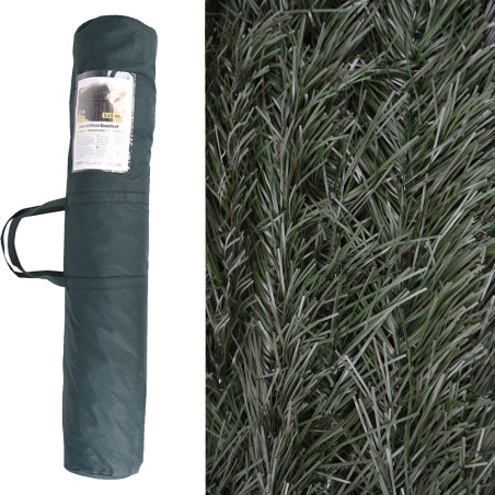 Siepe artificiale da giardino 2x3 m | Siepe a foglie fini di alta qualità | Siepe schermante al 100% | Siepe artificiale decorat