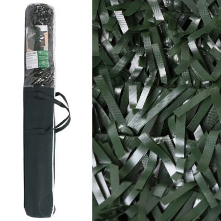 Künstliche Garten-Sichtschutzhecke 1,50 x 3 m | Laubhecke | 85 % Sichtschutzhecke | Dekorative Kunsthecke