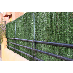 Speciale siepe artificiale Ivy Leaf 110 canne 1,5 x 3 metri, occultamento 95%.	