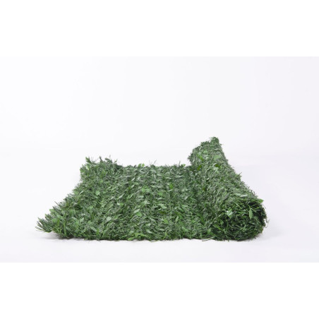 Cerca viva artificial para jardim 1,50 x 3 m | Cerca viva de hera bicolor | Cerca viva com tela de 95% | Cerca viva artificial d
