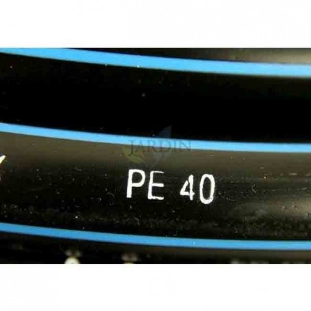 Tuyau polyéthylène alimentaire 90mm 10 bar 50m, basse densité bande bleu, Suinga