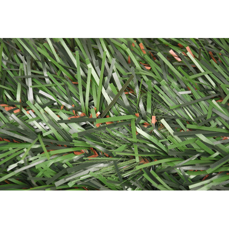 Haie artificielle de jardin brise-vue 1 x 3 m | Haie tricolore à feuilles fines | Haie brise-vue 100 % | Haie artificielle décor