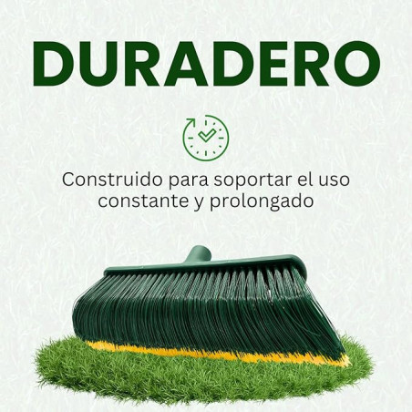 Spazzola + manico estensibile | Spazzola per erba sintetica 0,80/1,40 | Spazzola da giardino per esterni