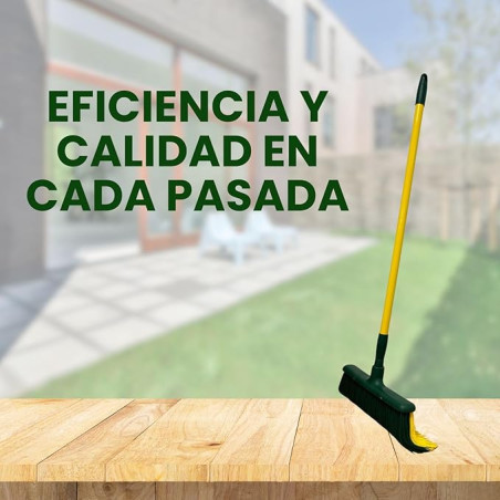 Spazzola + manico estensibile | Spazzola per erba sintetica 0,80/1,40 | Spazzola da giardino per esterni