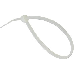 Multipurpose Nylon Cable Ties 3.6 x 200 mm, White (Pack of 50)