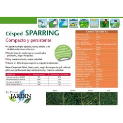 Semillas césped Sparring compacto resistente 1 Kg