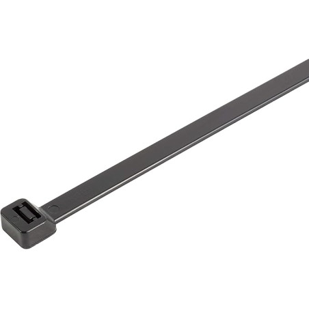 Confezione da 50 fascette stringicavo in nylon nero, 3,6 x 300 mm | Fascette stringicavo nere multiuso per giardinaggio, idrauli