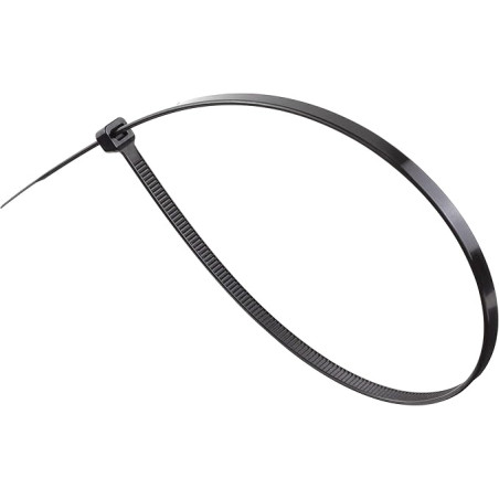 50er-Pack schwarze Kabelbinder aus Nylon, 3,6 x 250 mm | Schwarze Kabelbinder für Garten-, Sanitär- und Elektrozäune.