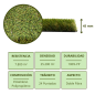 Artificial Grass 45mm Córdoba | 2x20m Roll | Realistic Synthetic Grass Carpet | Ideal for Gardens and Terraces Artificial Grass 45mm Córdoba | 2x20m Roll | Realistic Synthetic Grass Carpet | Ideal for Gardens and Terraces