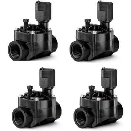 Controlador de Irrigação Externa Rain Bird ESP-TM2 de 4 Zonas | Sistema Automático de Irrigação de Jardim | 4 Válvulas Solenoide