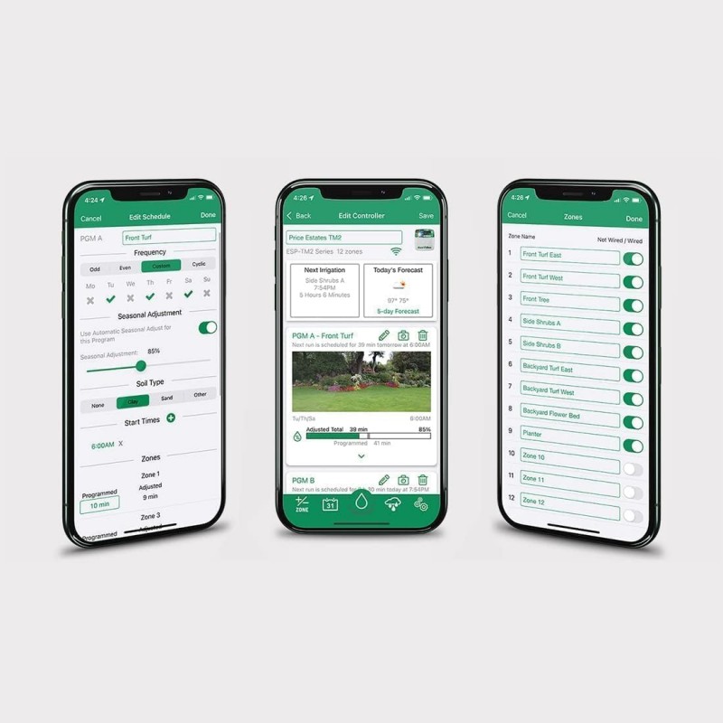Programeri Automatike Rain Bird ESP-TM2 automatic irrigation controller 4 outdoor zones + LNK