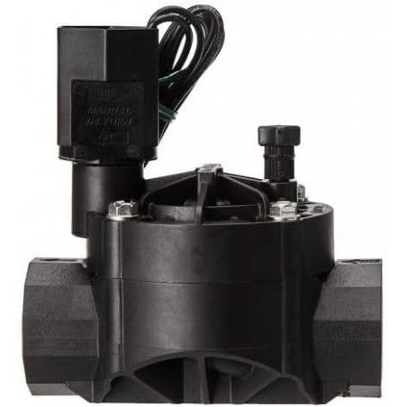 Rain Bird ESP-TM2 4-Zone Outdoor Irrigation Controller | Automatic Garden Irrigation | 2 x 100HV 24V 1" Solenoid Valves