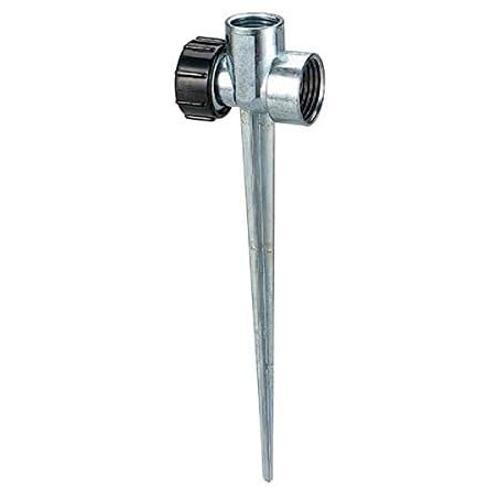 Pincho Porta Aspersor metal 1/2'' | Soporte para Aspersores de riego | Pincho para clavar en césped