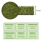 Gazon artificiel 45 mm Bahamas | Rouleau de 1x5m | Tapis de gazon synthétique réaliste | Idéal pour les jardins et les terrasse Gazon artificiel 45 mm Bahamas | Rouleau de 1x5m | Tapis de gazon synthétique réaliste | Idéal pour les jardins et les terrasse