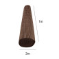 Tela de vime marrom 1x3 m | Cerca de jardim de vime artificial PP+PE | Cerca decorativa com tela de 90% Tela de vime marrom 1x3 m | Cerca de jardim de vime artificial PP+PE | Cerca decorativa com tela de 90%
