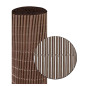 Artificial wicker fence 1 x 3 meters, brown color 1,300 gr/m2, 90% concealment, recommended for shade or garden