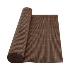 Brise-vue en osier marron 1 x 3 m | Clôture de jardin en osier artificiel PP+PE | Clôture décorative 90 % occultante