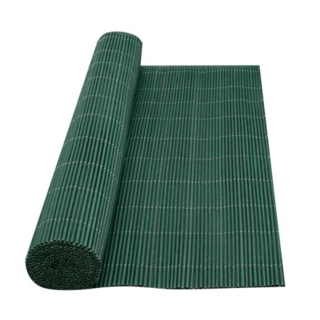 Tela de privacidade verde 1x3 m | Cerca de jardim de vime artificial PP+PE | Tela de privacidade de 90%