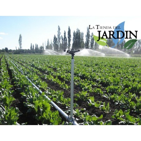 Irrigatore circolare per irrigazione agricola in ottone con ugello in ottone da 3/4'' | Confezione da 5 irrigatori con una gitta