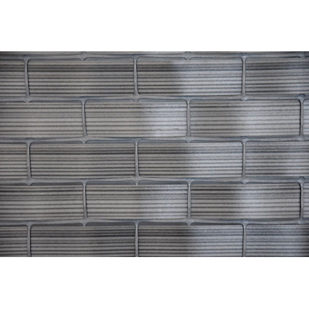 Brise-vue gris anthracite 100 x 200 cm | Panelflex PE pour terrasse et jardin | Clôture décorative avec 95 % d'intimité