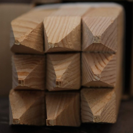 Tuteur d'arbre 150 cm Ø 4 cm | Tuteur à pointes | Poteau pour clôture, jardin et plantes | Poteau en bois