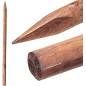 Lot de 10 Tuteur en bois 150 cm Ø 10 cm | Tuteurs avec Pointe | Poteaux en Bois | Piquets de Fixation | Piquets de Jardin Lot de 10 Tuteur en bois 150 cm Ø 10 cm | Tuteurs avec Pointe | Poteaux en Bois | Piquets de Fixation | Piquets de Jardin