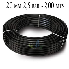 20mm Polyethylene Pipe | 20mm Agricultural Pipe, 2.5 bar, 200 meters