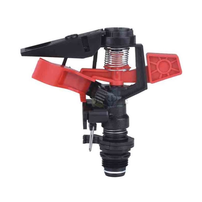 Irrigatore agricolo circolare e settoriale da 1/2'' | Irrigatore a impulsi per prato da 8 a 13 m