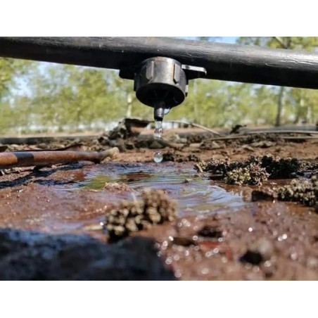 Pacote com 25 gotejadores autocompensadores, 8 litros | Gotejadores removíveis para irrigação, plantas, vasos, microtubos e tubo