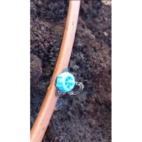 Pack 10 Gotero Autocompensante 8 Litros | Goteros desmontables para Riego, Plantas, Macetas, Microtubo y Tuberia 16mm