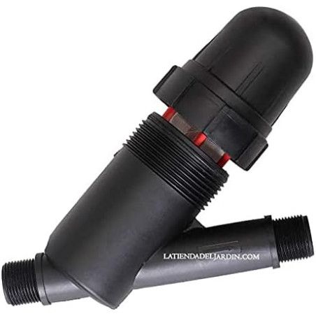 Filtro de Riego 3/4'' | Filtro de Malla para Tuberia 25mm | Sistema de Filtrado para Riego 120 Mesh