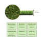 Gazon artificiel 20 mm Bali | Rouleau 2x5m | Tapis de gazon synthétique réaliste | Idéal pour les jardins et les terrasses Gazon artificiel 20 mm Bali | Rouleau 2x5m | Tapis de gazon synthétique réaliste | Idéal pour les jardins et les terrasses