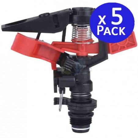 1/2" Sektor-Landwirtschaftssprinkler, 8 bis 13 m, 5 Einheiten