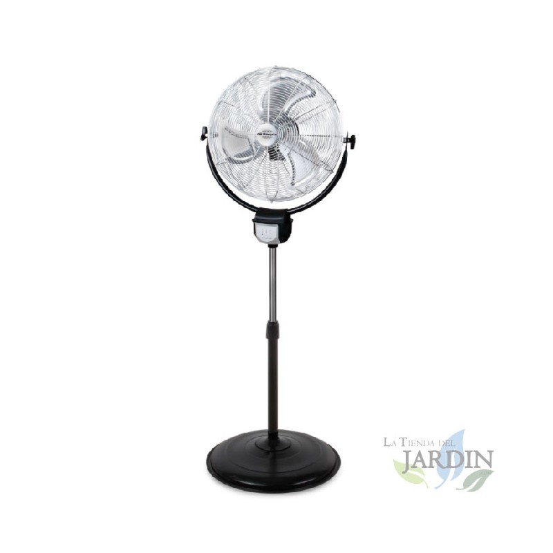 Ventilador industrial 2 em 1 (de pé e de parede), 3 velocidades, controle remoto, 120 W | Ventilador industrial | Ar fresco Ventilador industrial 2 em 1 (de pé e de parede), 3 velocidades, controle remoto, 120 W | Ventilador industrial | Ar fresco
