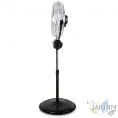 Ventilateur industriel 2 en 1 (pied et mur), 3 vitesses, télécommande, 120 W | Ventilateur industriel | Air frais