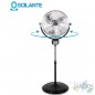 Ventilateur industriel 2 en 1 (pied et mur), 3 vitesses, télécommande, 120 W | Ventilateur industriel | Air frais