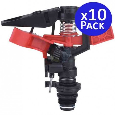 1/2" Sektor-Landwirtschaftssprinkler, 8 bis 13 m, 10 Einheiten