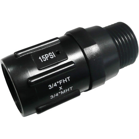 Regolatore di pressione dell'acqua da 3/4" | Riduttore di pressione per irrigazione a goccia da 1 bar 15 PSI | Riduttore di pres