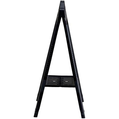 Cavalletti pieghevoli in PVC Stanley, confezione da 2 | 57,1 x 12,6 x 81,8 cm | Cavalletto leggero con capacità di carico di 362