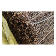 Brezo Ocultación 1x5 m | Cerramiento Natural de Brezo | Valla de Ocultación 75% para Jardin y Terraza 1,4-1,6 kg/m2