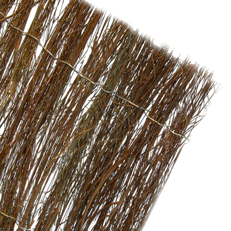 Brise vue en Brande de Bruyère, Maille de bruyère 2 x 5 m, dissimulation à 65% clôture pour terrasses et jardins