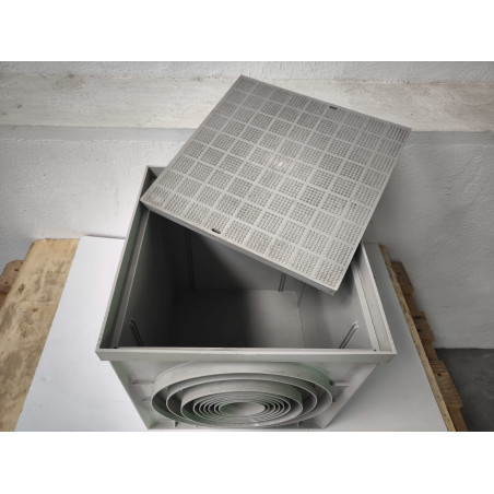 Arqueta Sifónica 40x40cm Monobloc con Tapadera | Ideal para Desagües | Evacuación Agua Residual | Alta Resistencia y Durabilidad