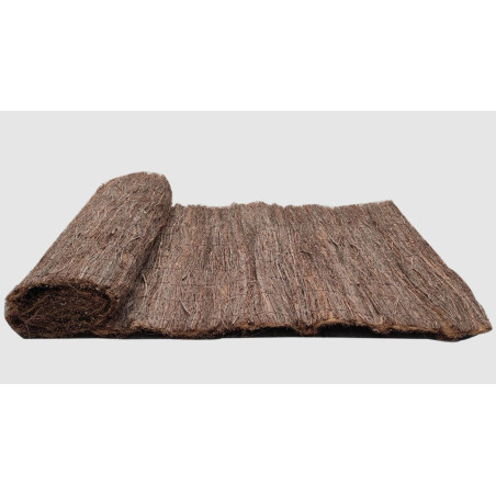 Clôture de bruyère 1 x 3 m | Clôture naturelle avec 3 couches de bruyère et fibre de coco | Clôture 100 % intimité pour le jardi