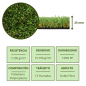 Grama artificial de outono de 25 mm | Rolo de 2x30 m | Tapete de grama sintética realista | Ideal para jardins e terraços Grama artificial de outono de 25 mm | Rolo de 2x30 m | Tapete de grama sintética realista | Ideal para jardins e terraços