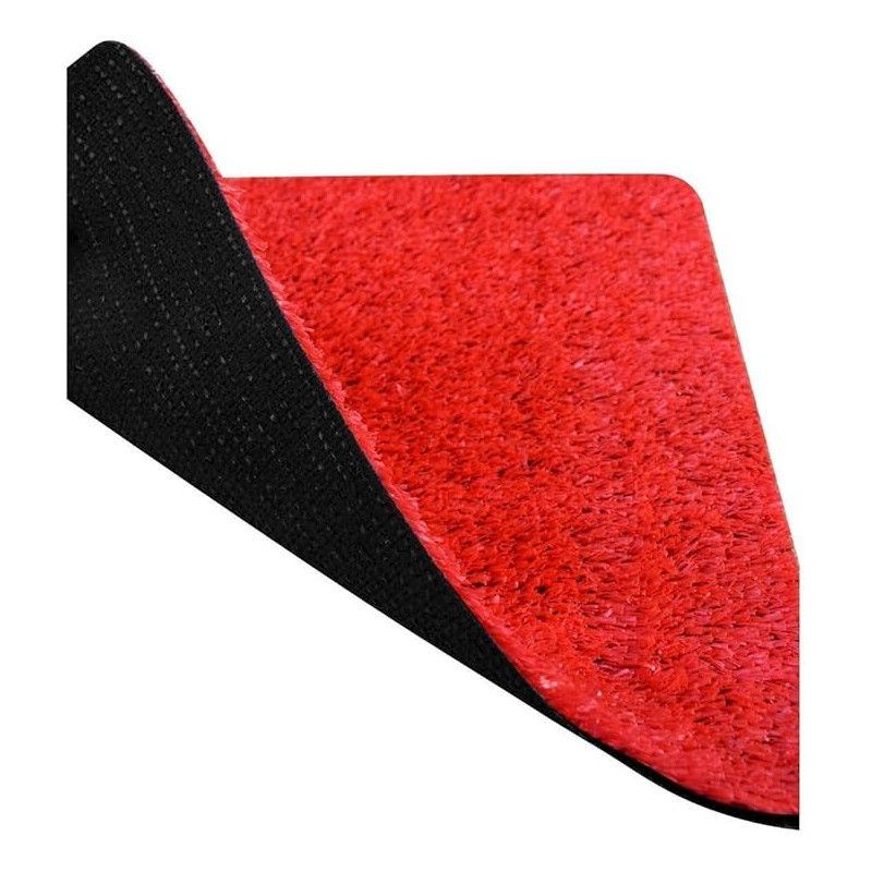 Gazon Artificiel Moquette Rouge 7mm | Rouleau de 4x30m | Tapis Synthétique Résistant | Idéal pour Événements, Terrasses et Foire