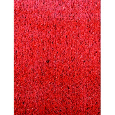 Kunstgras Rote Teppich 7mm | Rolle 2x5m | Robber Synthetischer Teppich | Ideal für Veranstaltungen, Terrassen und Messen