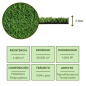Tapete de grama artificial de 7 mm | Rolo de 1x30 m | Tapete sintético durável | Ideal para eventos, terraços e feiras Tapete de grama artificial de 7 mm | Rolo de 1x30 m | Tapete sintético durável | Ideal para eventos, terraços e feiras