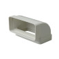 Vertical Rectangular Elbow 90º 55x110 mm | Fireproof Extraction Accessory for Extractor Vents | High Efficiency Vertical Rectangular Elbow 90º 55x110 mm | Fireproof Extraction Accessory for Extractor Vents | High Efficiency